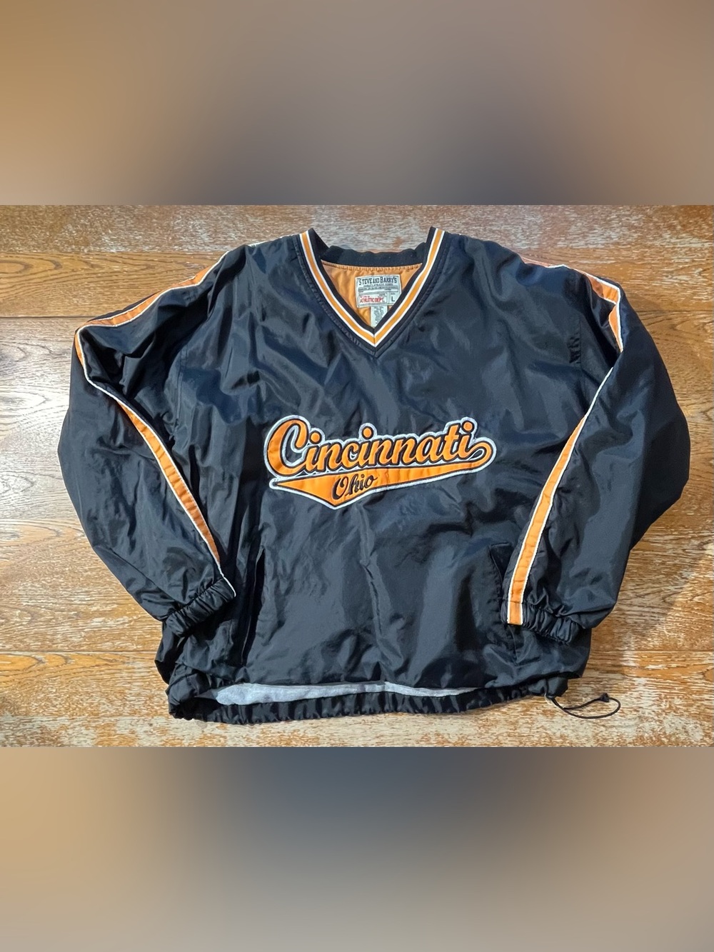 Vintage Y2K Steve & Barry's Cincinnati Ohio pullover jacket size large Mens.